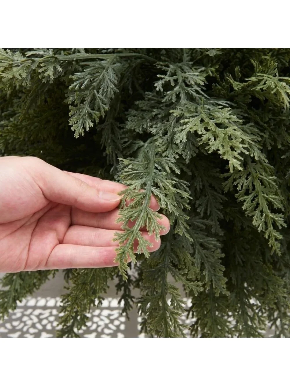 24 Pcs Lifelike Artificial Cedar Branches for Christmas Vase Decor & Holiday